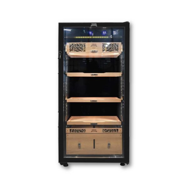 Humidor Supreme Electronic Humidor HS-9100BLK Front No Lights