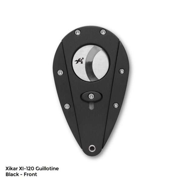 Xikar Xi 120 Cigar Cutter Black Front Closed