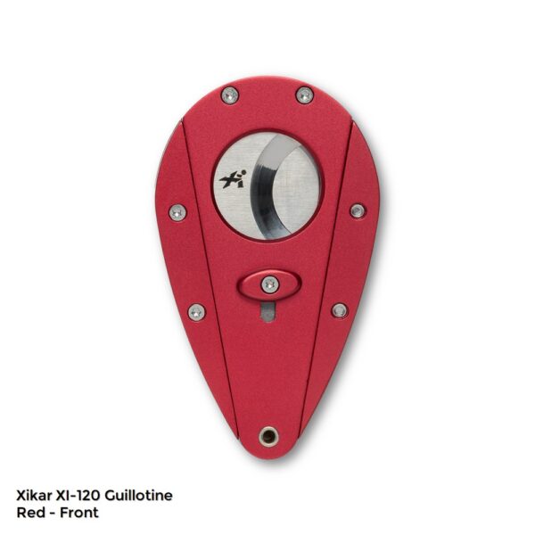 Xikar Xi 120 Cigar Cutter Red Front Closed XI-120RD